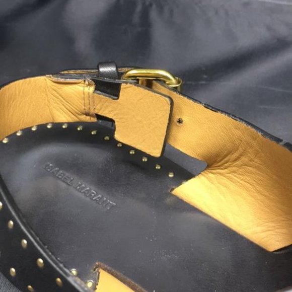 Isabel Marant Jane studded crossover-strap leather sandals - Picture 12 of 13